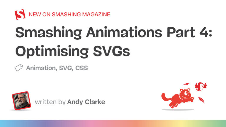Optimising SVGs — Smashing Magazine