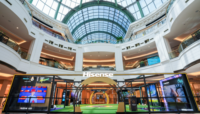 The Hisense Arena comes alive at Mall of the Emirates with football, innovation and family fun