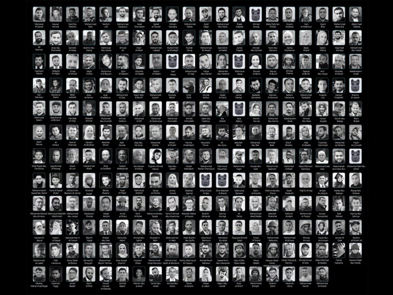 Enough death, enough tragedy. The killing of Palestinian journalists must end