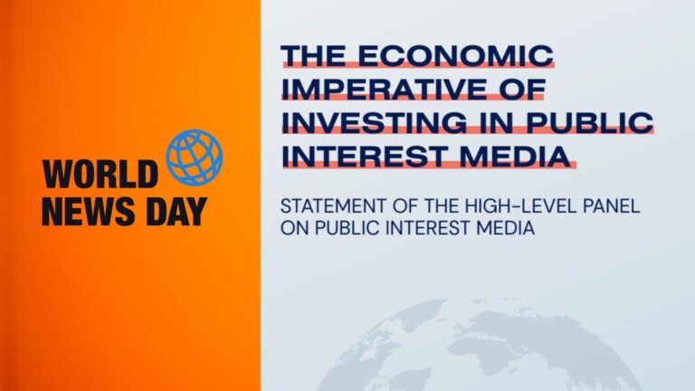 Expert opinion by the high-level panel on public interest media