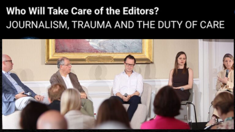 Beyond the frontline: Addressing the hidden trauma of newsroom leadership