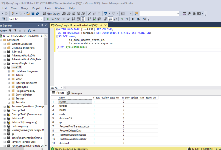 How to Bring SQL Database Out of Emergency Mode
