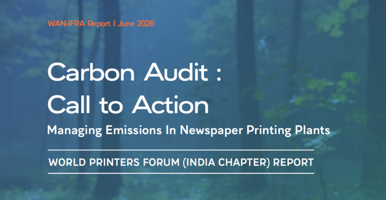 New WAN-IFRA report provides roadmap for managing emissions in newspaper printing