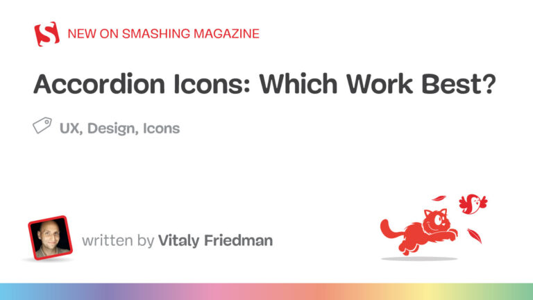 Accordion Icons: Which Work Best? — Smashing Magazine